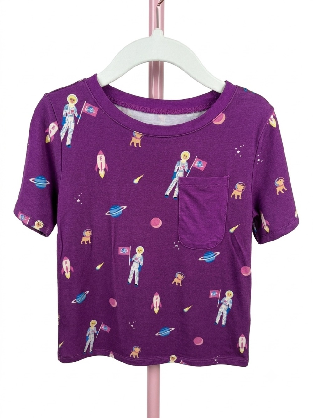 Kyte BABY x BARBIE Purple Space Pocket Tee